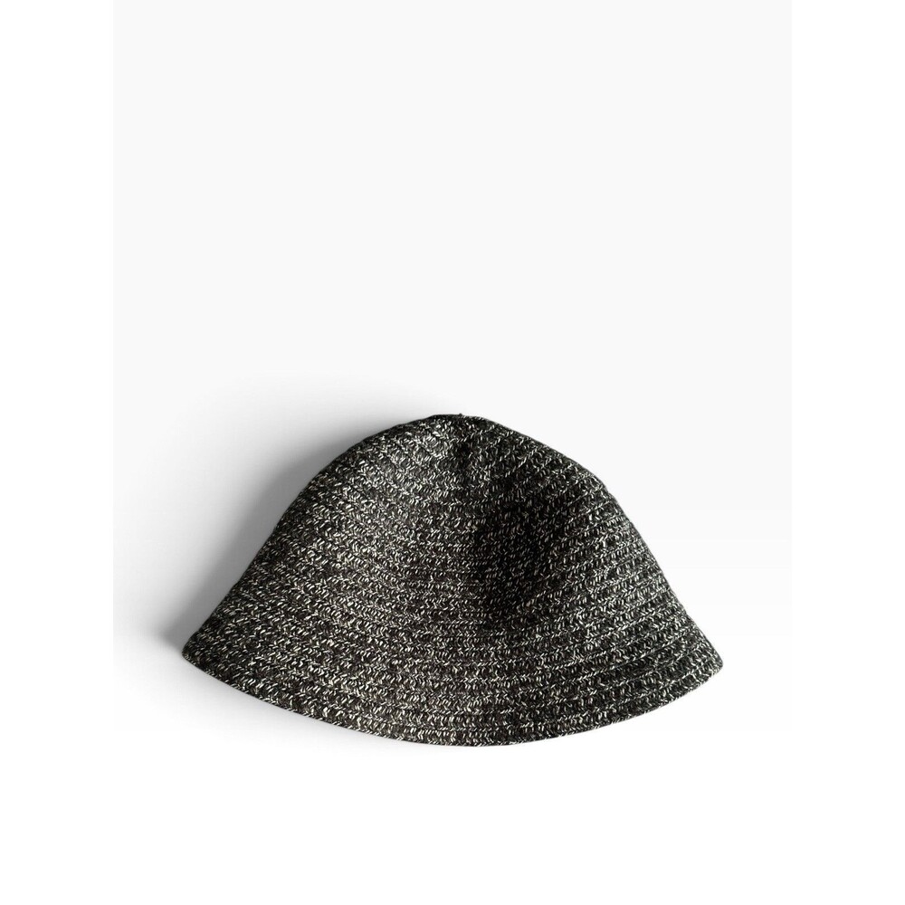 Y2K Marled Tweed Bucket Hat Minimalist Fall Lodge Campus Neutral Unisex